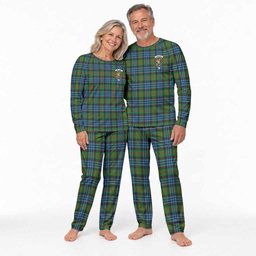 Newlands Tartan Pajamas Family Set with Family Crest