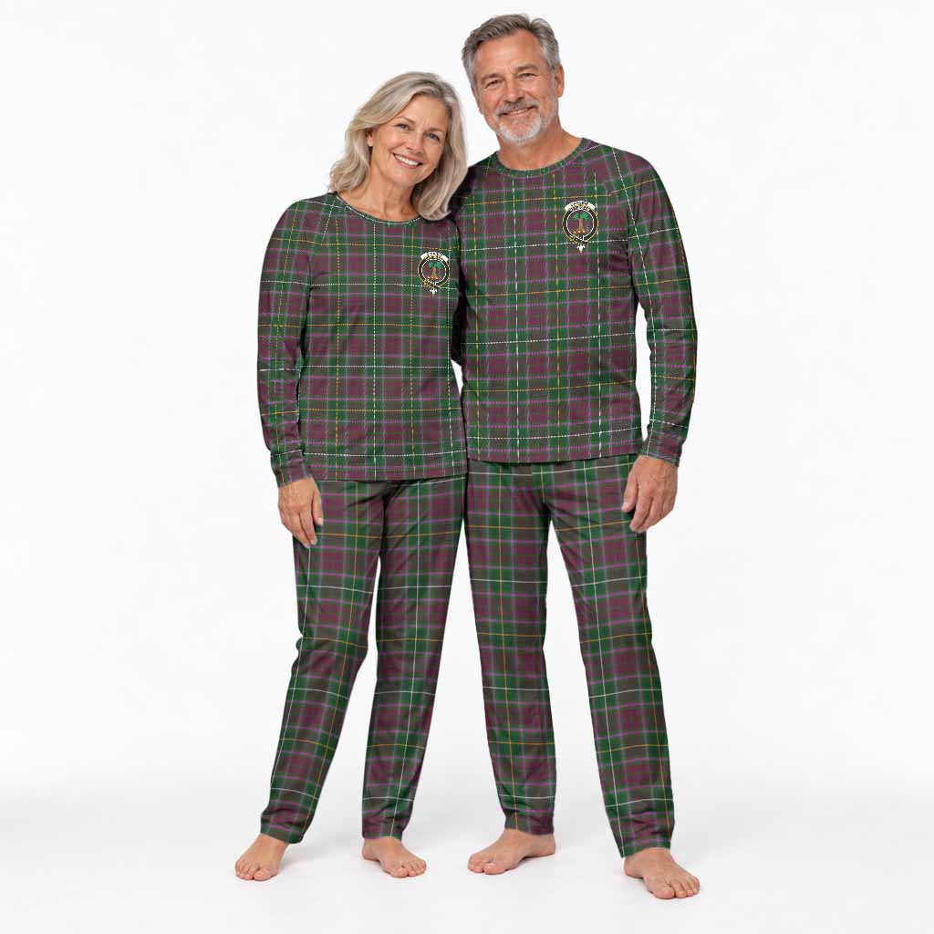Crosbie Tartan Pajamas Family Set with Family Crest