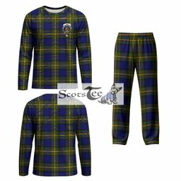 Muir Tartan Pajamas Family Set with Family Crest