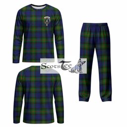 Jamieson Tartan Pajamas Family Set with Family Crest