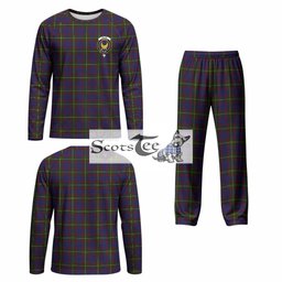 Durie Tartan Pajamas Family Set with Family Crest