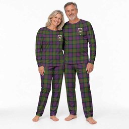 MacDonald (McDonald) Tartan Pajamas Family Set with Family Crest