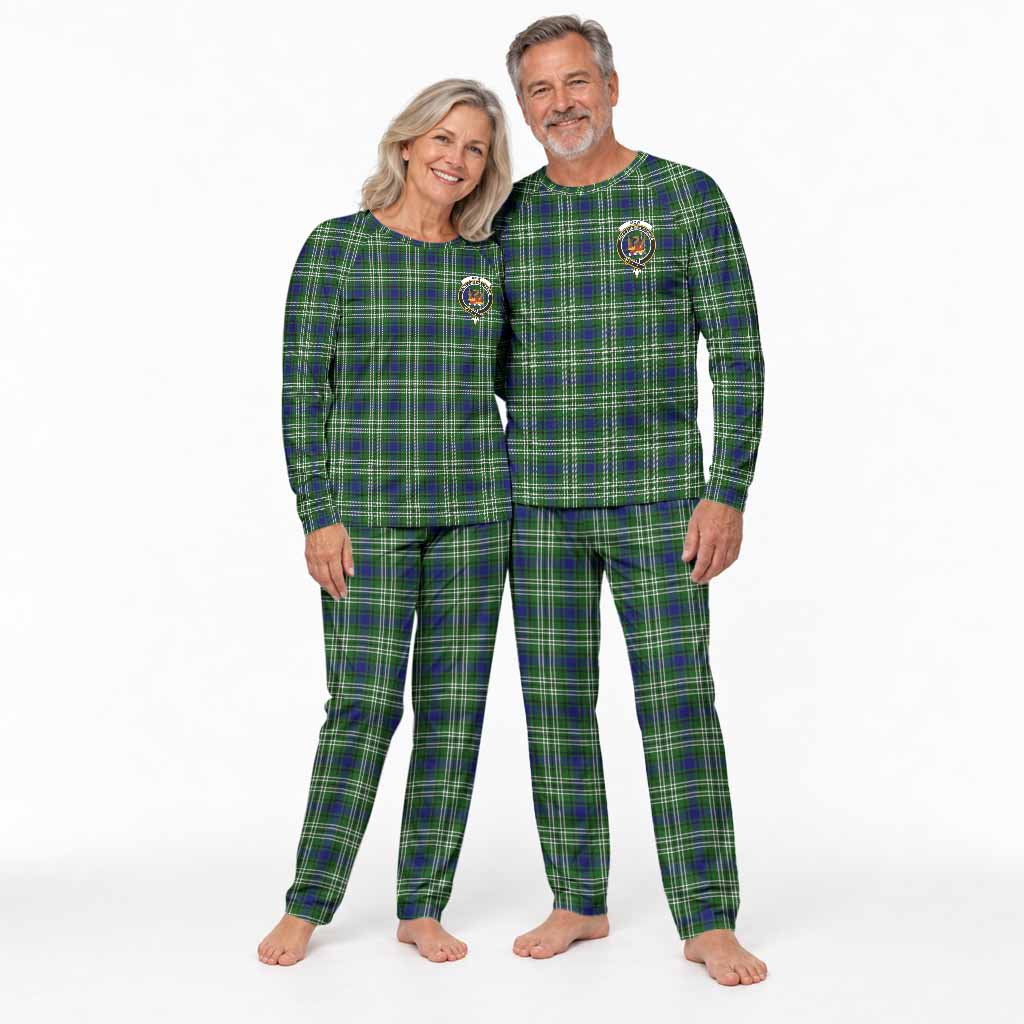Mow Tartan Pajamas Family Set with Family Crest