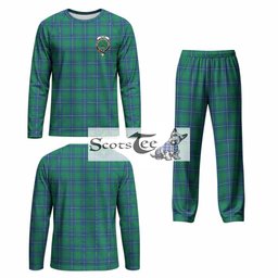 Irvine Tartan Pajamas Family Set with Family Crest