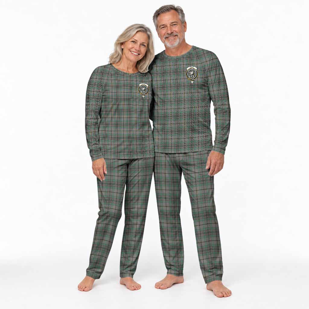 Craig Tartan Pajamas Family Set with Family Crest
