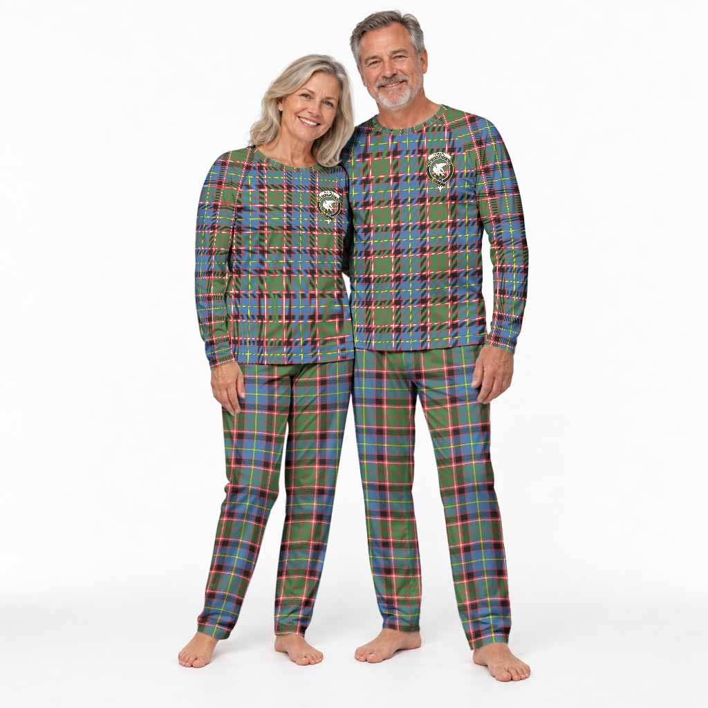 Norvel Tartan Pajamas Family Set with Family Crest