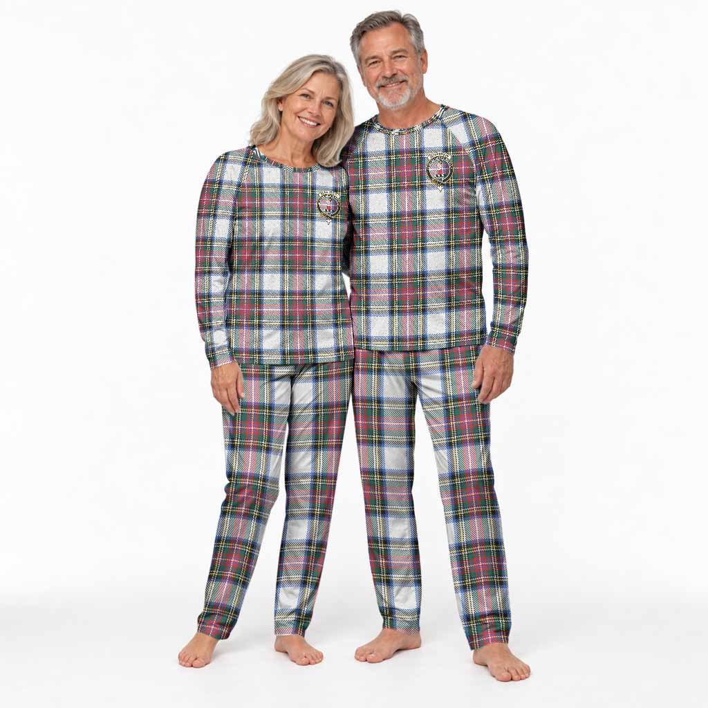Dennistoun Tartan Pajamas Family Set with Family Crest