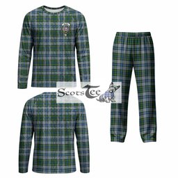 MacNeil (McNeil) Tartan Pajamas Family Set with Family Crest