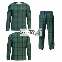 Stirling Tartan Pajamas Family Set with Family Crest
