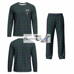 Shaw Tartan Pajamas Family Set with Family Crest