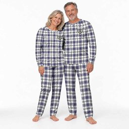 Hannay Tartan Pajamas Family Set with Family Crest