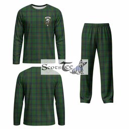 Kennedy Tartan Pajamas Family Set with Family Crest