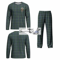 Melville Tartan Pajamas Family Set with Family Crest