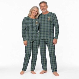 Melville Tartan Pajamas Family Set with Family Crest