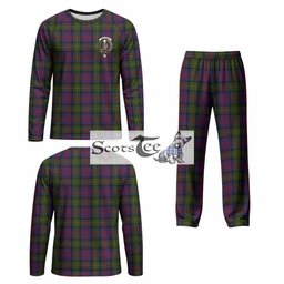 MacLennan (McLennan) Tartan Pajamas Family Set with Family Crest