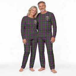 MacLennan (McLennan) Tartan Pajamas Family Set with Family Crest