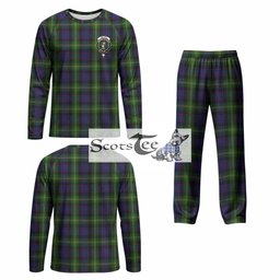 Watson Tartan Pajamas Family Set with Family Crest