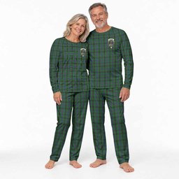 Davidson Tartan Pajamas Family Set with Family Crest