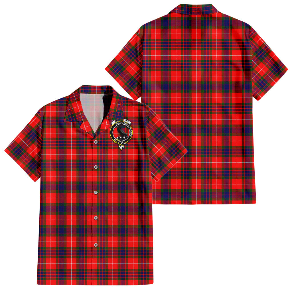 Abernethy Tartan Hawaiian Shirt with Family Crest