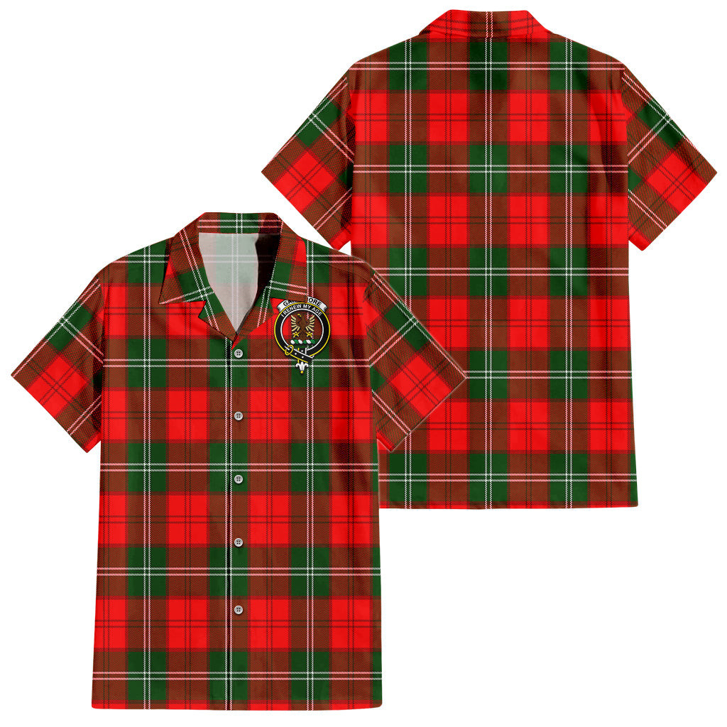 Gartshore Tartan Hawaiian Shirt with Family Crest