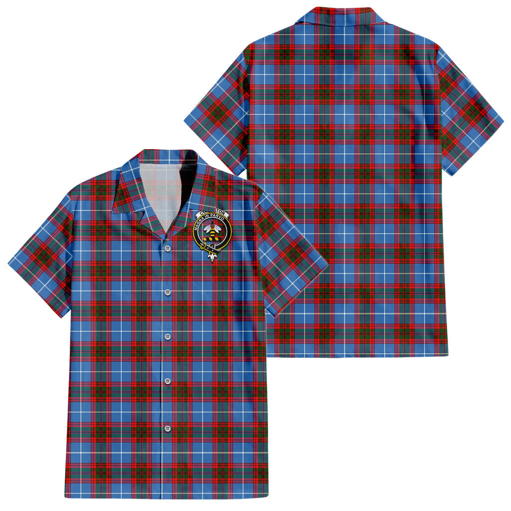 Congilton Tartan Hawaiian Shirt with Family Crest
