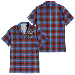 Congilton Tartan Hawaiian Shirt with Family Crest