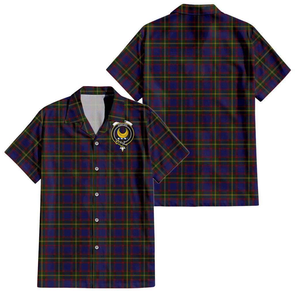 Durie Tartan Hawaiian Shirt with Family Crest
