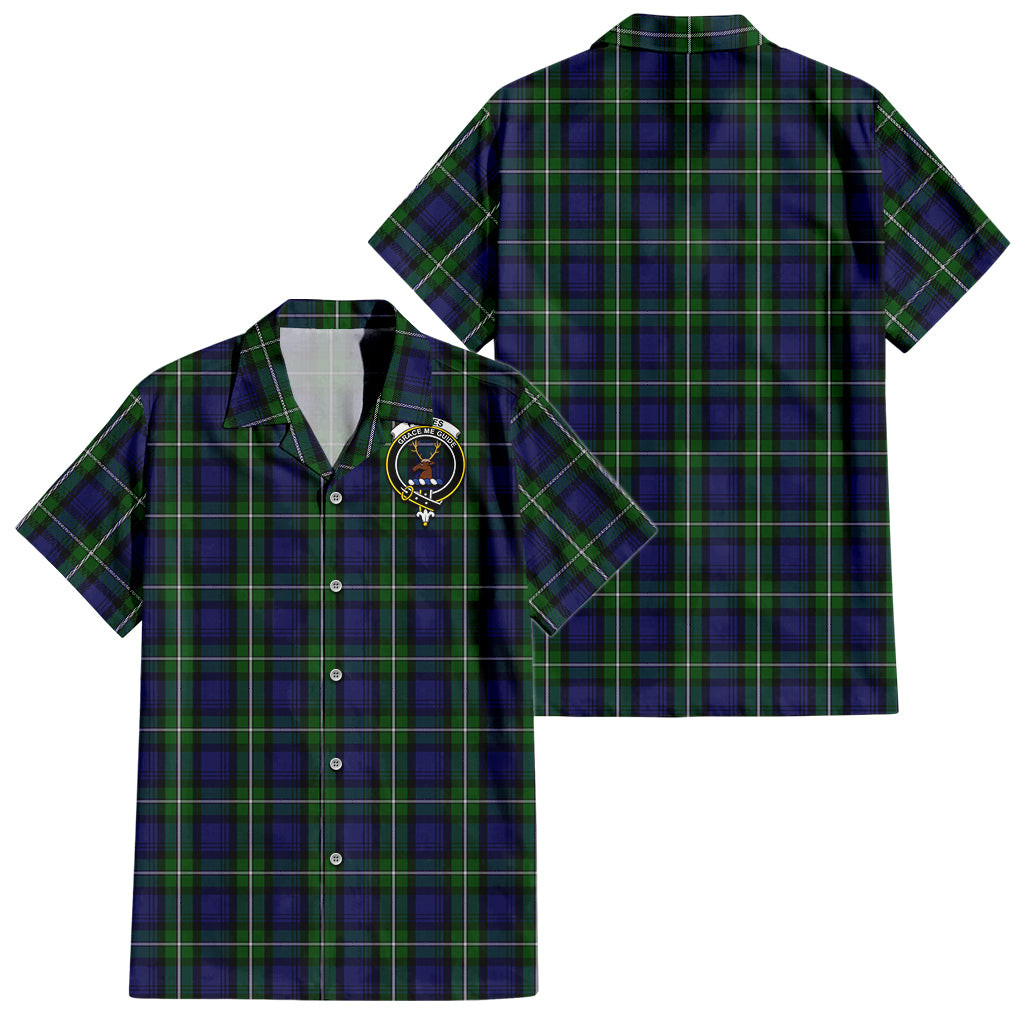 Forbes Tartan Hawaiian Shirt with Family Crest