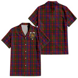 Gow Tartan Hawaiian Shirt with Family Crest