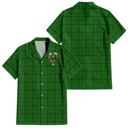 Don Tartan Hawaiian Shirt with Family Crest