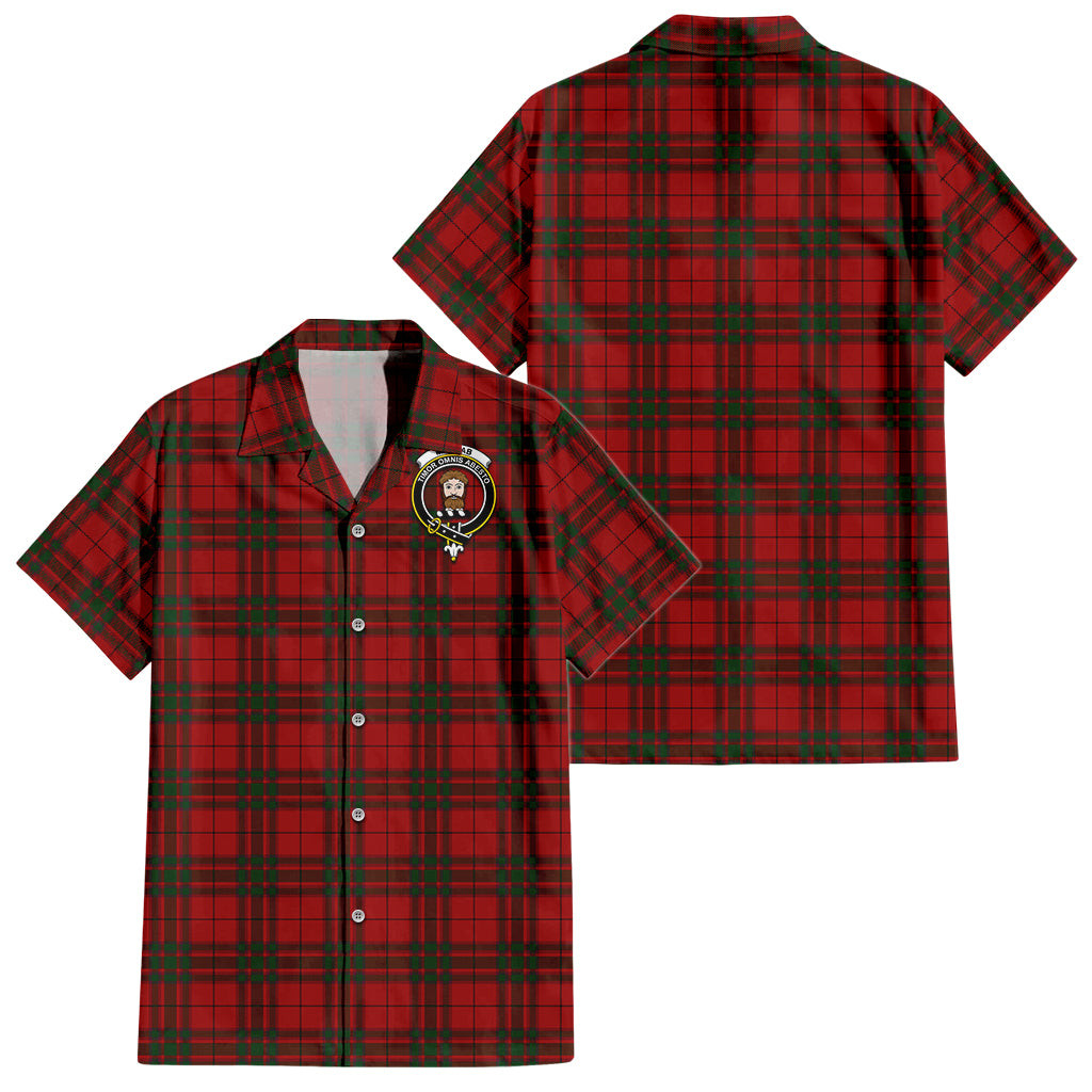 MacNab (McNab) Tartan Hawaiian Shirt with Family Crest