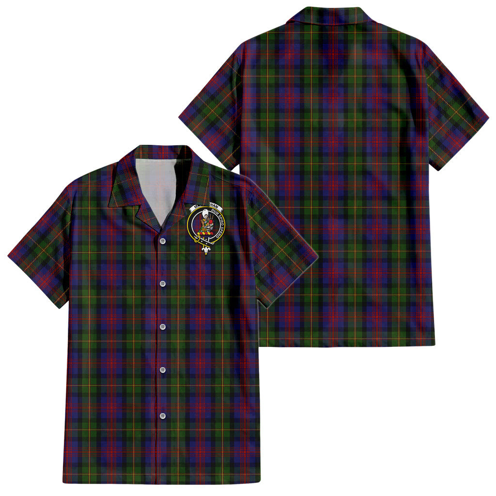 MacLennan (McLennan) Tartan Hawaiian Shirt with Family Crest