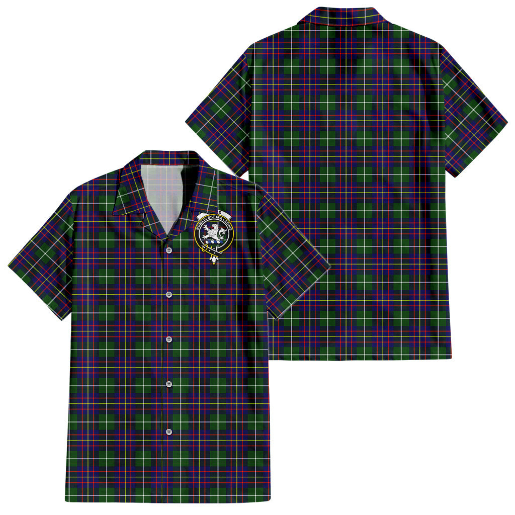 Inglis Tartan Hawaiian Shirt with Family Crest