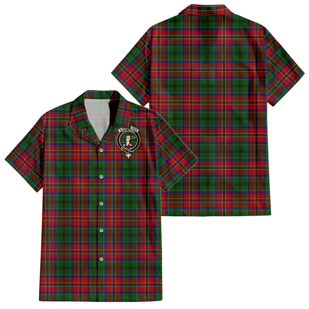 MacCulloch (McCulloch) Tartan Hawaiian Shirt with Family Crest