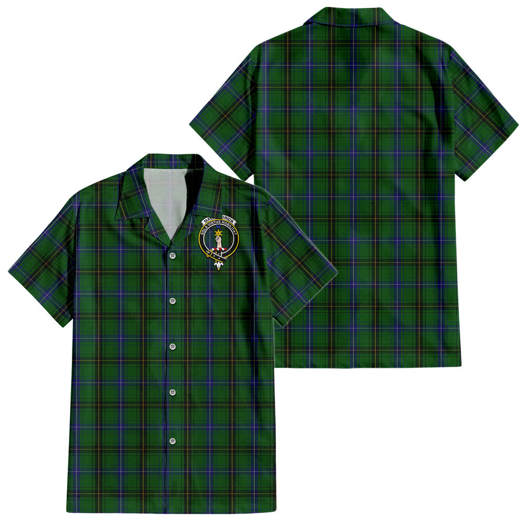 MacKendrick (McKendrick) Tartan Hawaiian Shirt with Family Crest