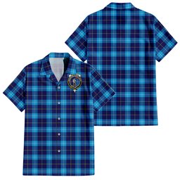McKerrell Tartan Hawaiian Shirt with Family Crest