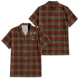 MacGill (MakGill) Tartan Hawaiian Shirt with Family Crest