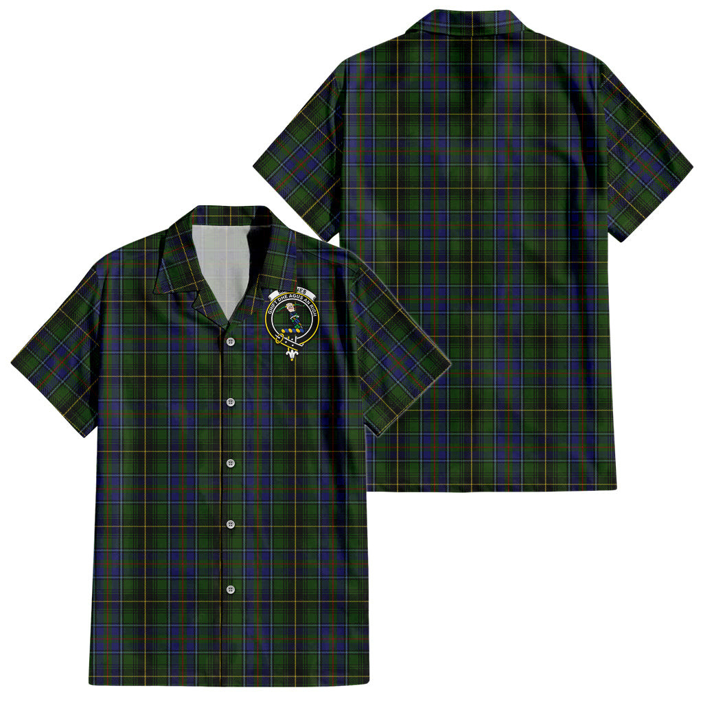 MacInnes (McInnes) Tartan Hawaiian Shirt with Family Crest