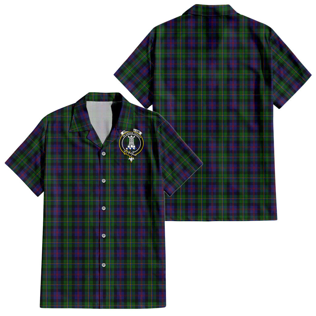 MacCallum (McCallum) Tartan Hawaiian Shirt with Family Crest