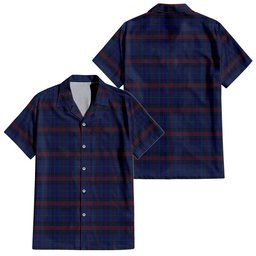 Hughes of Wales Tartan Hawaiian Shirt