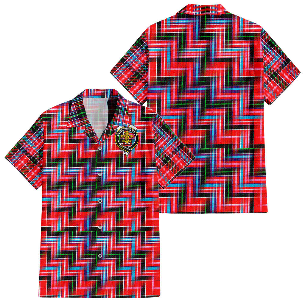 Udny Tartan Hawaiian Shirt with Family Crest
