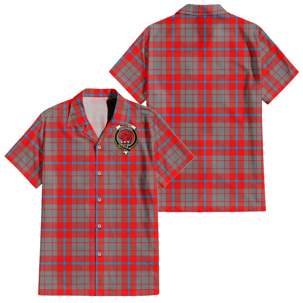 Moubray Tartan Hawaiian Shirt with Family Crest