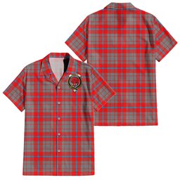 Moubray Tartan Hawaiian Shirt with Family Crest