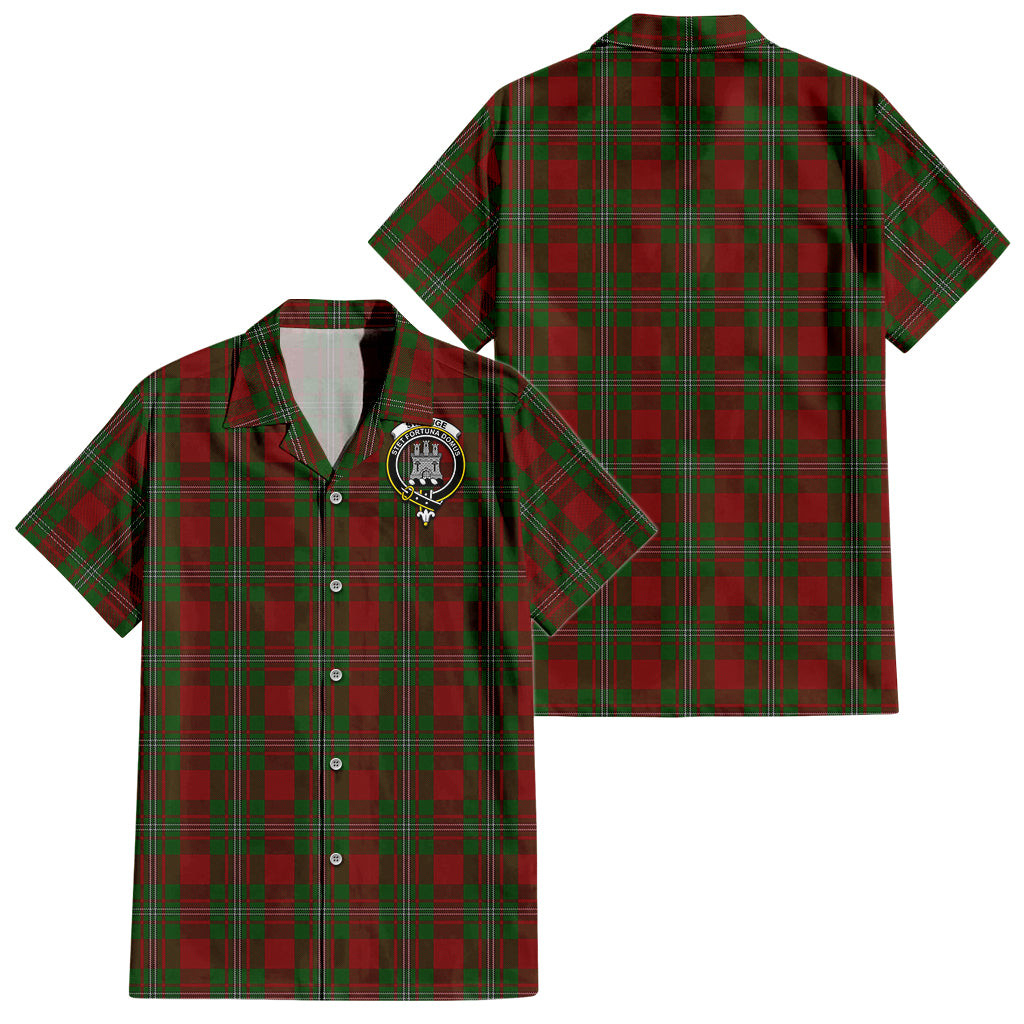 Strange (Strang) Tartan Hawaiian Shirt with Family Crest