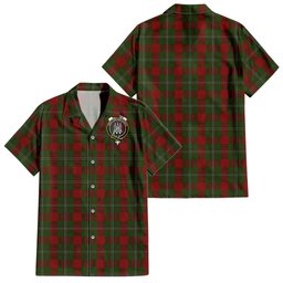 Strange (Strang) Tartan Hawaiian Shirt with Family Crest