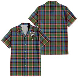 Norvel Tartan Hawaiian Shirt with Family Crest
