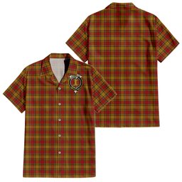 Scrymgeour Tartan Hawaiian Shirt with Family Crest