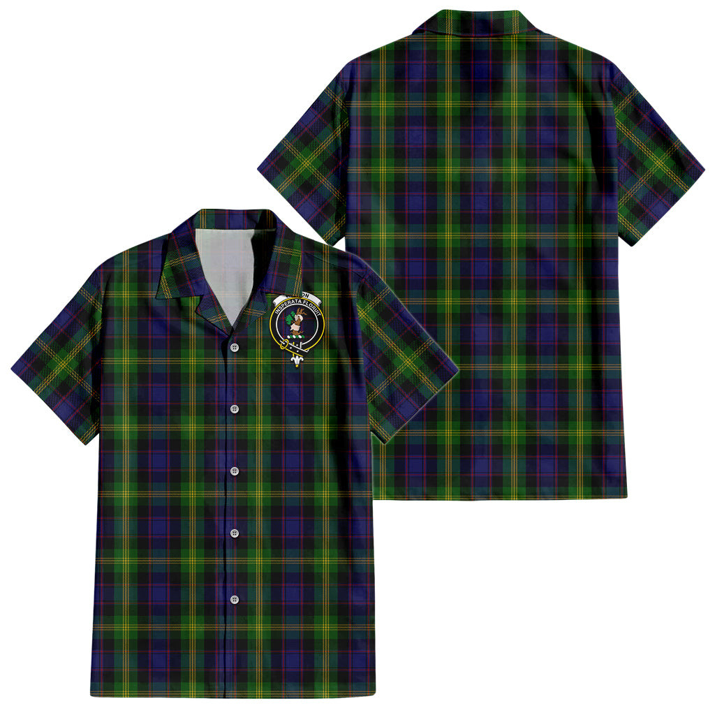 Watson Tartan Hawaiian Shirt with Family Crest