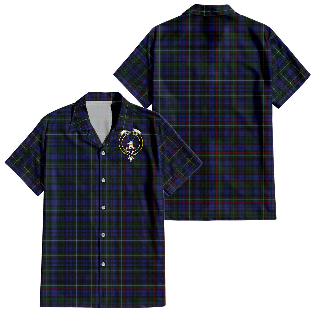 Sempill (Semple) Tartan Hawaiian Shirt with Family Crest