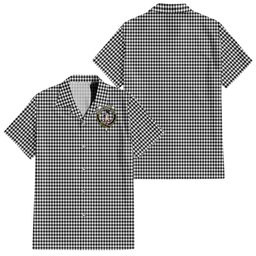 Shepherd Tartan Hawaiian Shirt with Family Crest